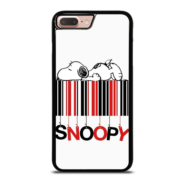 SNOOPY THE PEANUTS CARTOON BARCODE iPhone 7 / 8 Plus Case Cover