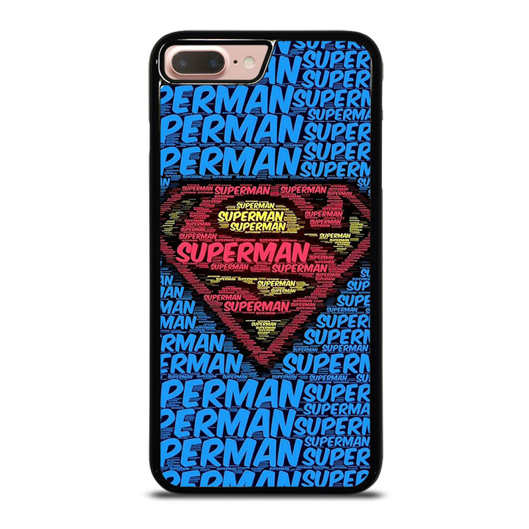 SUPERMAN TYPOGRAPHY LOGO iPhone 7 / 8 Plus Case Cover