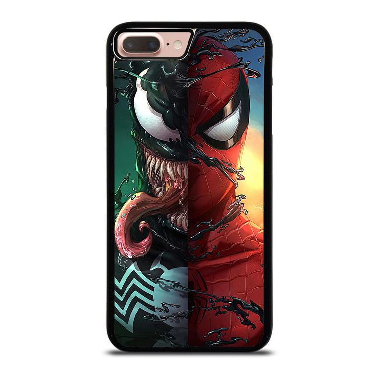 VENOM V SPIDERMAN FACE SUPERHERO MARVEL COMICS iPhone 7 / 8 Plus Case Cover