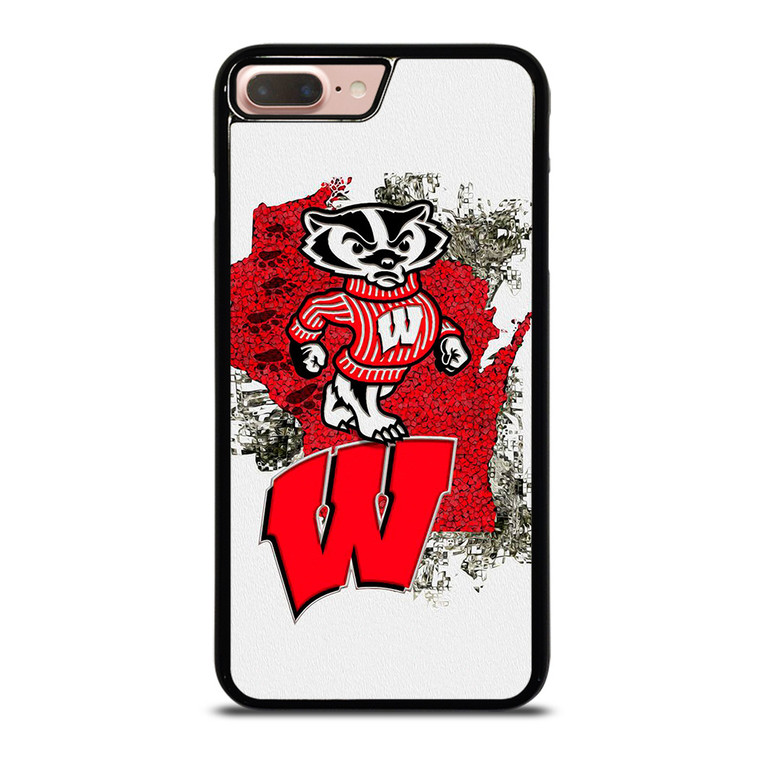 WISCONSIN BADGERS UNIVERSITY FOOTBALL LOGO iPhone 7 / 8 Plus Case Cover