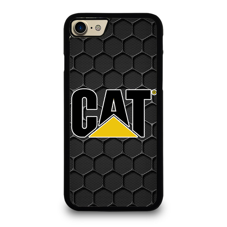 CATERPILLAR CAT TRACTOR LOGO HEXA METAL iPhone 7 / 8 Case Cover