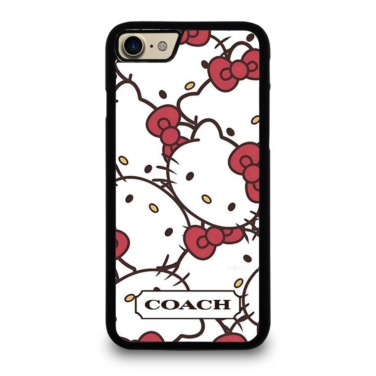 COACH NEW YORK HELLO KITTY FACE COLLAGE iPhone 7 / 8 Case Cover