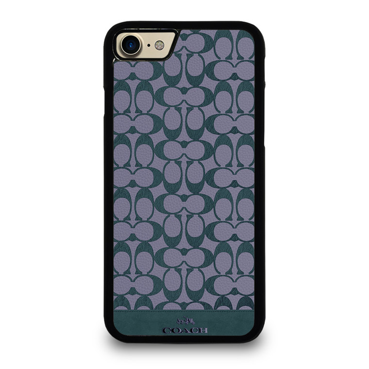 COACH NEW YORK LOGO PATTERN GREEN EMBLEM iPhone 7 / 8 Case Cover