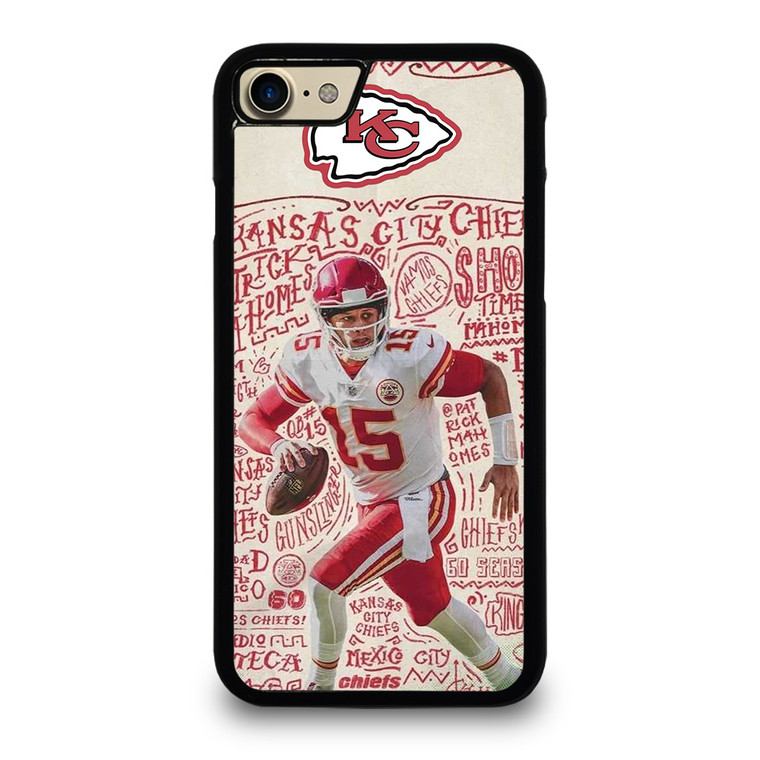 KANSAS CITY CHIEFS 15 PATRICK MAHOMES iPhone 7 / 8 Case Cover