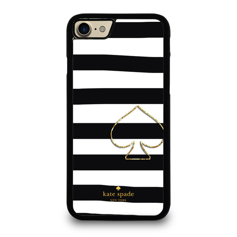 KATE SPADE NEW YORK BLACK STRIPES iPhone 7 / 8 Case Cover
