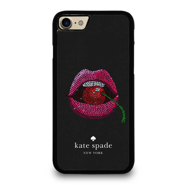 KATE SPADE NEW YORK LIPS AND CHERRY iPhone 7 / 8 Case Cover