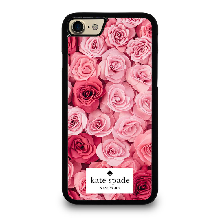 KATE SPADE NEW YORK ROSE PINK RED iPhone 7 / 8 Case Cover