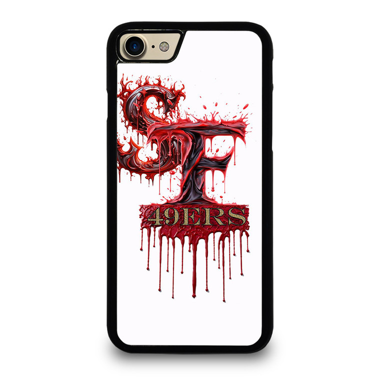 SAN FRANCISCO 49ERS FOOTBALL BLOODY LOGO iPhone 7 / 8 Case Cover