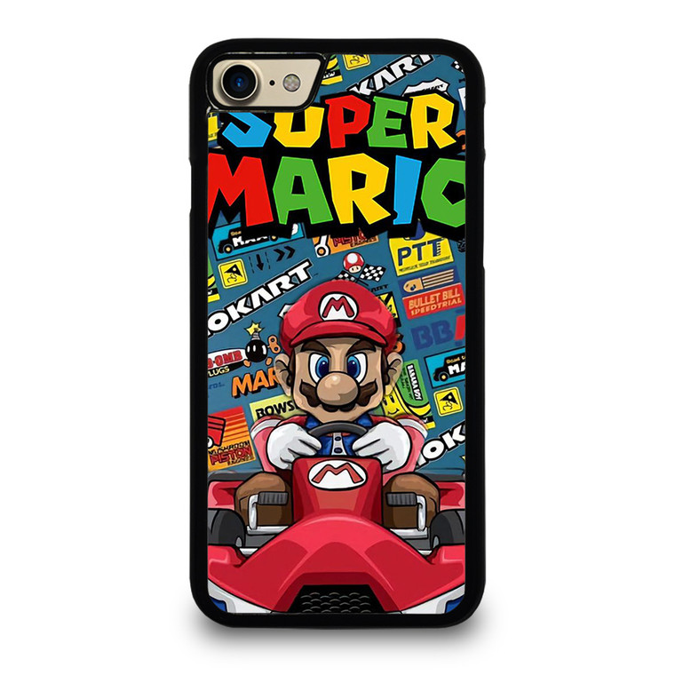 SUPER MARIO BROSS NINTENDO GAME MARIO CART iPhone 7 / 8 Case Cover