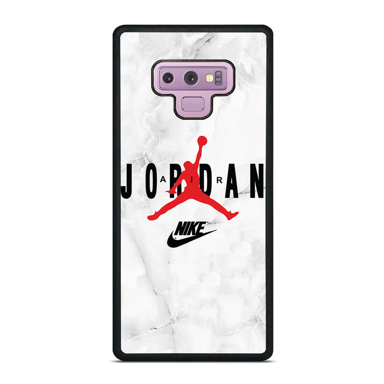 AIR JORDAN NIKE SHOES LOGO MARBLE Samsung Galaxy Note 9 Case Cover