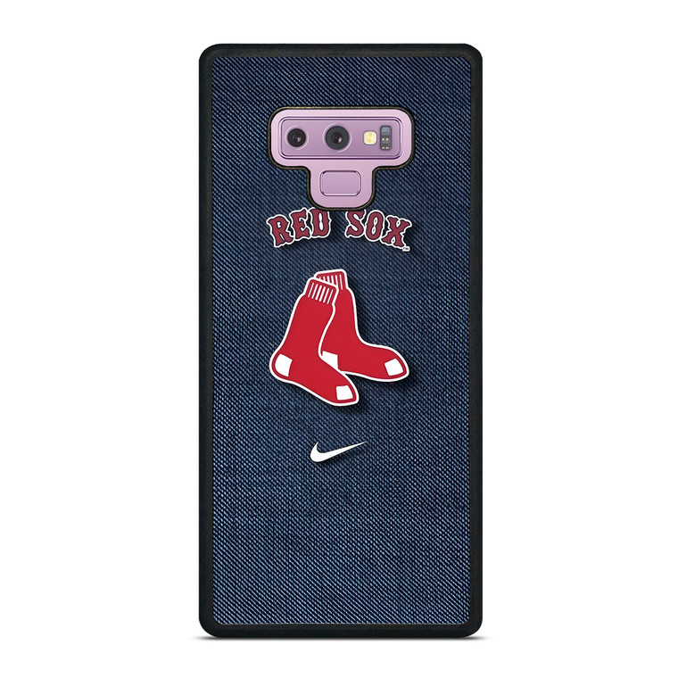 BOSTON RED SOX LOGO BASEBALL NIKE ICON ON JEANS Samsung Galaxy Note 9 Case Cover