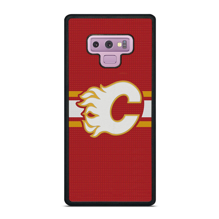 CALGARY FLAMES HOCKEY TEAM LOGO Samsung Galaxy Note 9 Case Cover