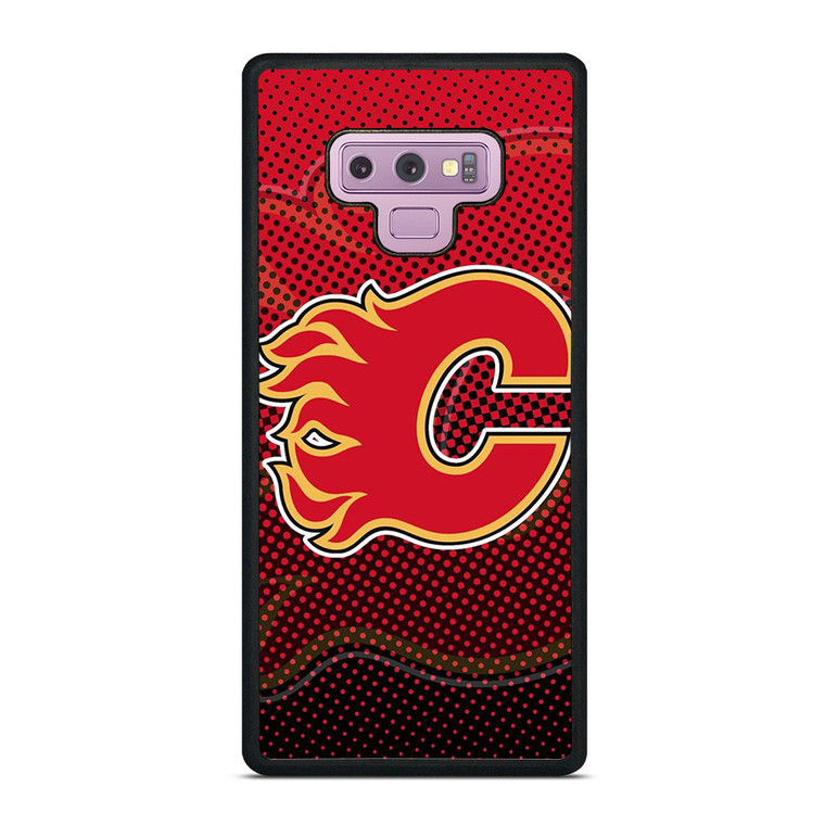 CALGARY FLAMES LOGO HOCKEY TEAM ICON Samsung Galaxy Note 9 Case Cover