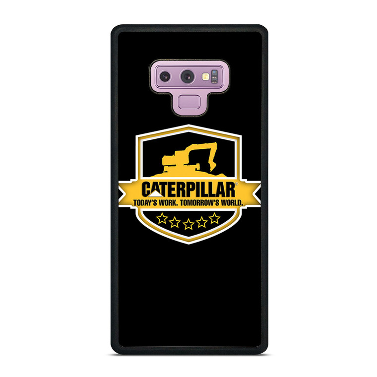 CATERPILLAR TRACTOR LOGO CAT ICON TODAY'S WORK Samsung Galaxy Note 9 Case Cover