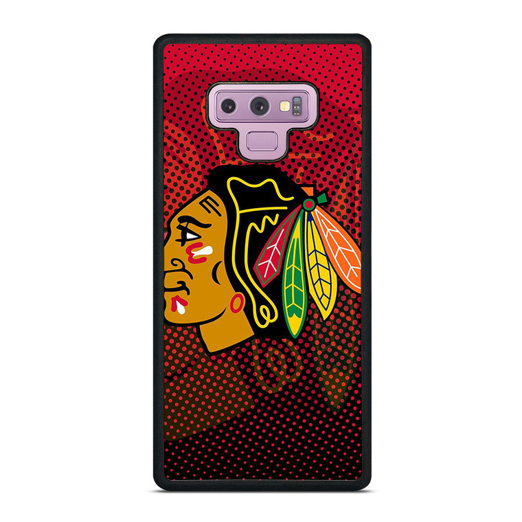 CHICAGO BLACKHAWKS HOCKEY TEAM LOGO EMBLEM Samsung Galaxy Note 9 Case Cover