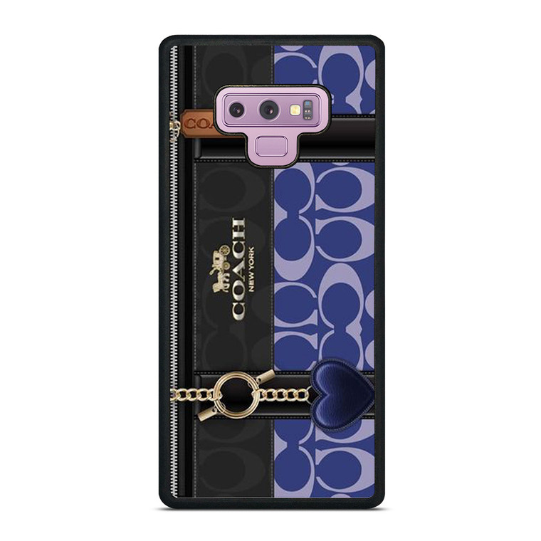 COACH NEW YORK LOGO BLUE BAG Samsung Galaxy Note 9 Case Cover