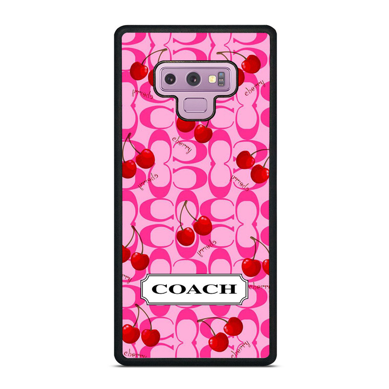 COACH NEW YORK LOGO CHERRY Samsung Galaxy Note 9 Case Cover