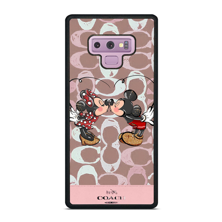 COACH NEW YORK LOGO MICKEY MINNIE MOUSE DISNEY KISS Samsung Galaxy Note 9 Case Cover COACH NEW YORK LOGO MICKEY MINNIE MOUSE DISNEY KISS Samsung Galaxy Note 9 Case Cover