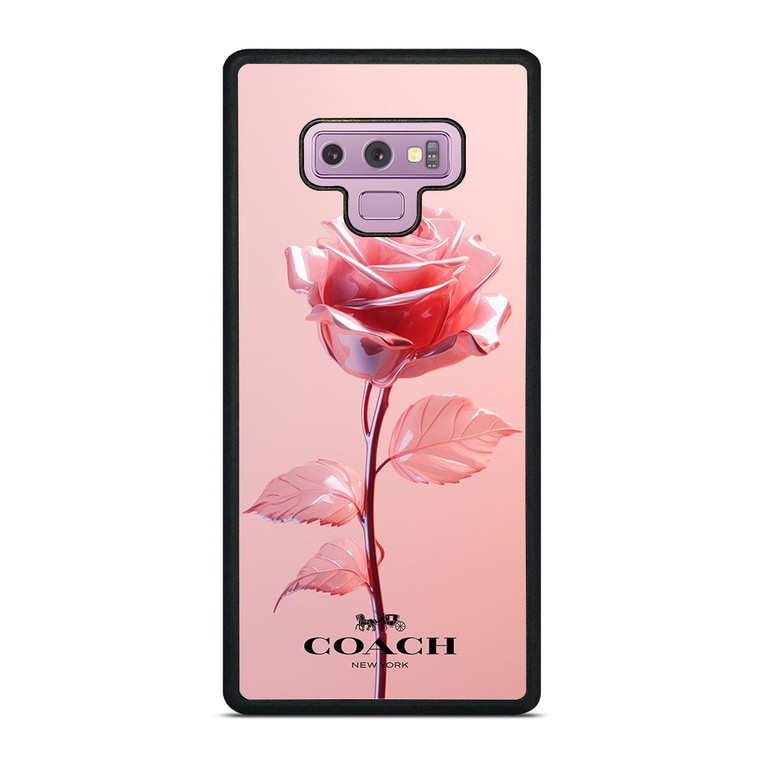 COACH NEW YORK PINK ROSE Samsung Galaxy Note 9 Case Cover COACH NEW YORK PINK ROSE Samsung Galaxy Note 9 Case Cover