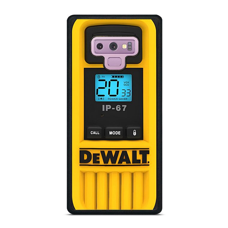 DEWALT TOOL LOGO HEAVY DUTY WALKIE TALKIE Samsung Galaxy Note 9 Case Cover