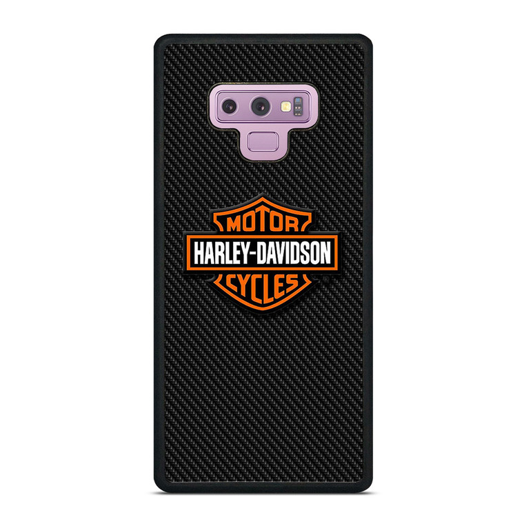 HARLEY DAVIDSON MOTORCYCLES LOGO CARBON Samsung Galaxy Note 9 Case Cover HARLEY DAVIDSON MOTORCYCLES LOGO CARBON Samsung Galaxy Note 9 Case Cover