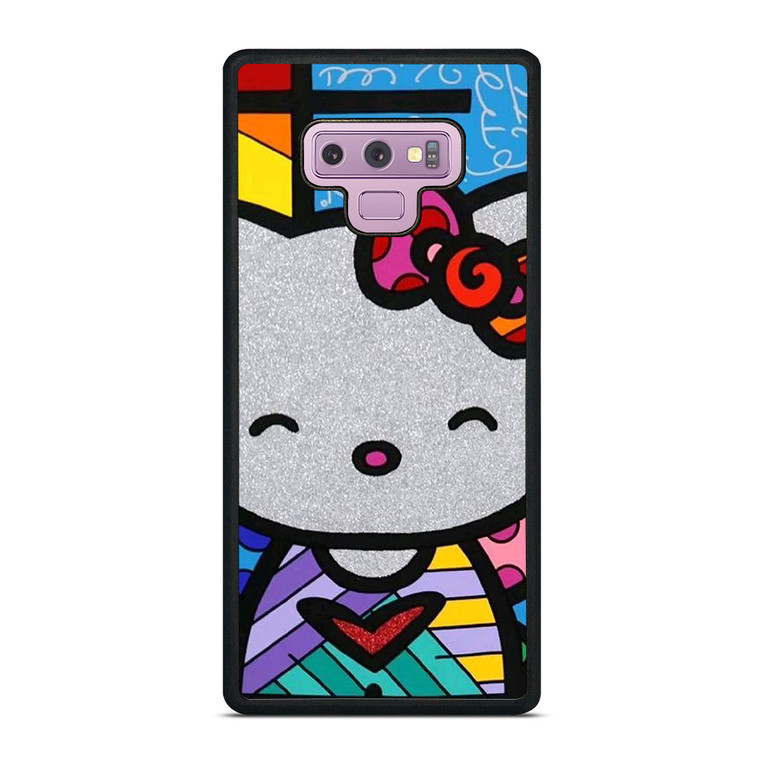 HELLO KITTY ROMERO BRITTO ART Samsung Galaxy Note 9 Case Cover