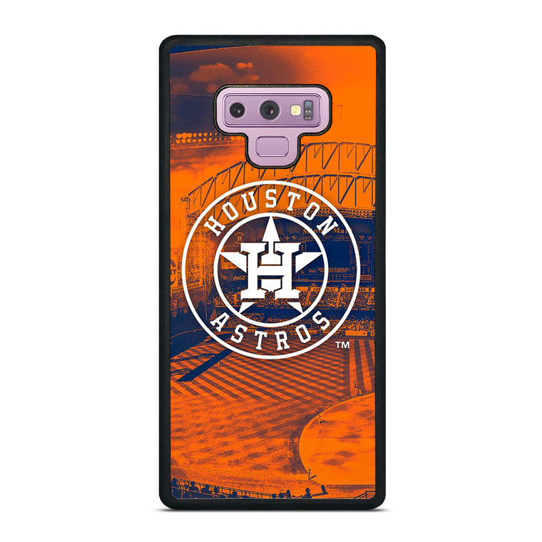 HOUSTON ASTROS ICON MLB BASEBALL TEAM LOGO Samsung Galaxy Note 9 Case Cover
