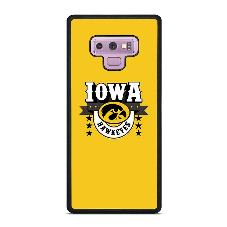 IOWA HAWKEYES LOGO UNIVERSITY BASKETBALL TEAM Samsung Galaxy Note 9 Case Cover