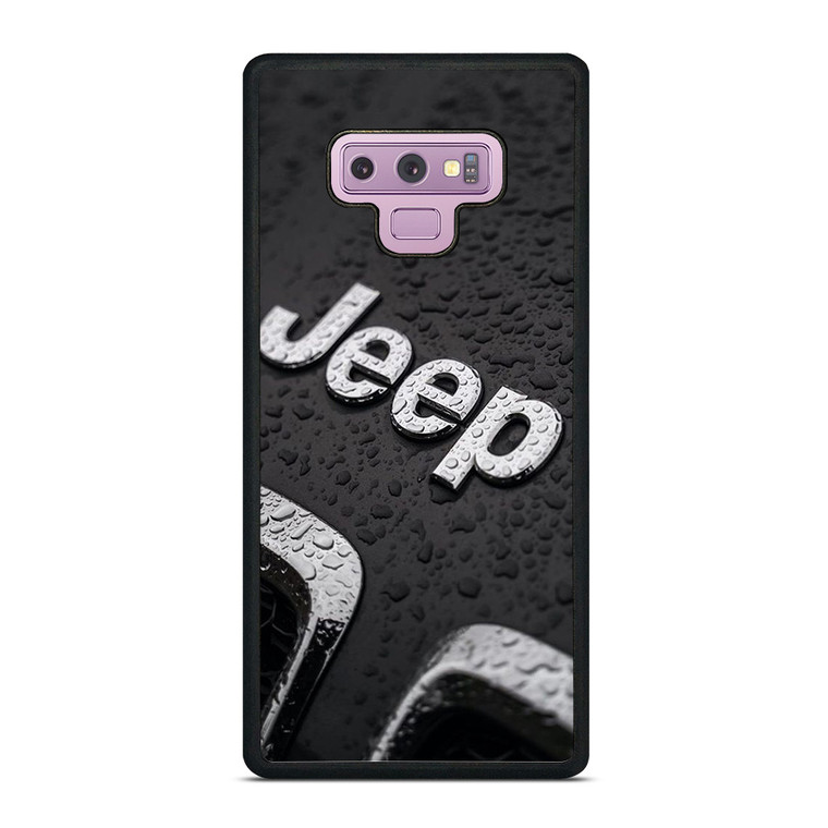 JEEP CAR LOGO UNDER RAIN Samsung Galaxy Note 9 Case Cover