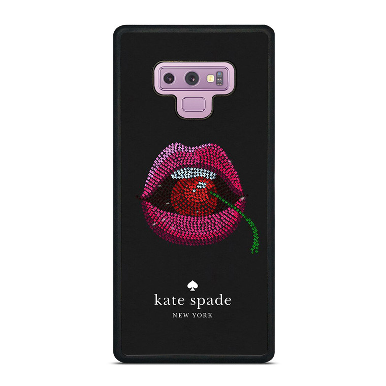 KATE SPADE NEW YORK LIPS AND CHERRY Samsung Galaxy Note 9 Case Cover