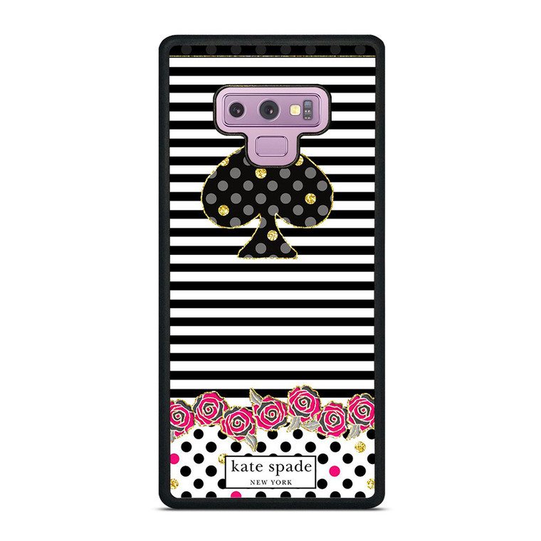 KATE SPADE NEW YORK LOGO STRIPES POLKADOTS Samsung Galaxy Note 9 Case Cover KATE SPADE NEW YORK LOGO STRIPES POLKADOTS Samsung Galaxy Note 9 Case Cover