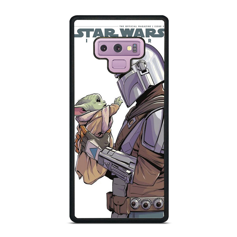 MANDALORIAN AND BABY YODA STAR WARS INSIDER Samsung Galaxy Note 9 Case Cover