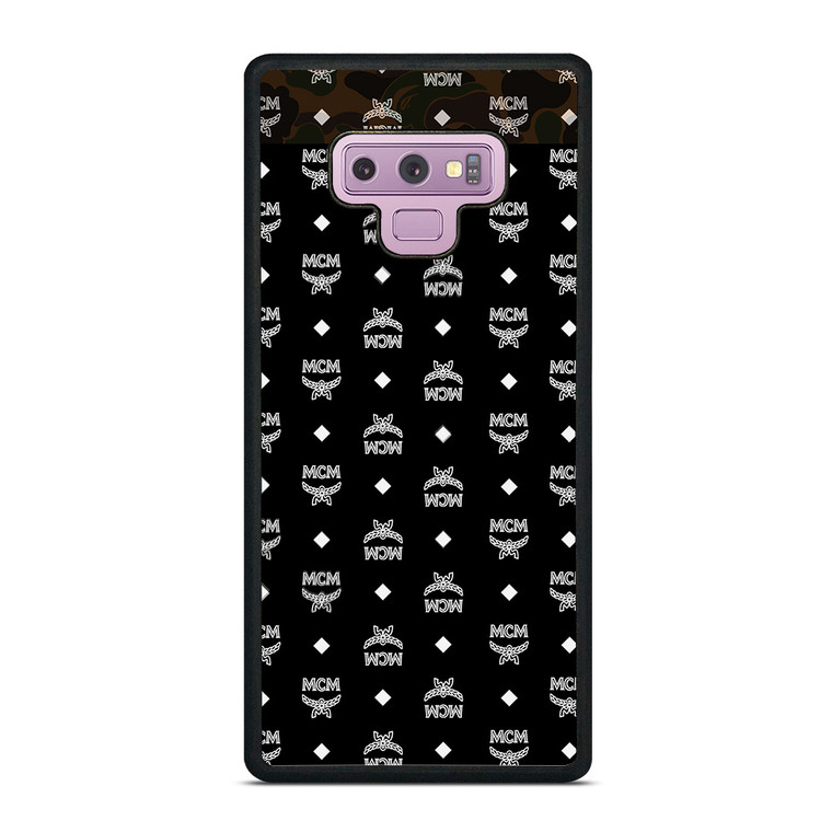 MCM MICHAEL CROMER MUNICH BLACK LOGO Samsung Galaxy Note 9 Case Cover