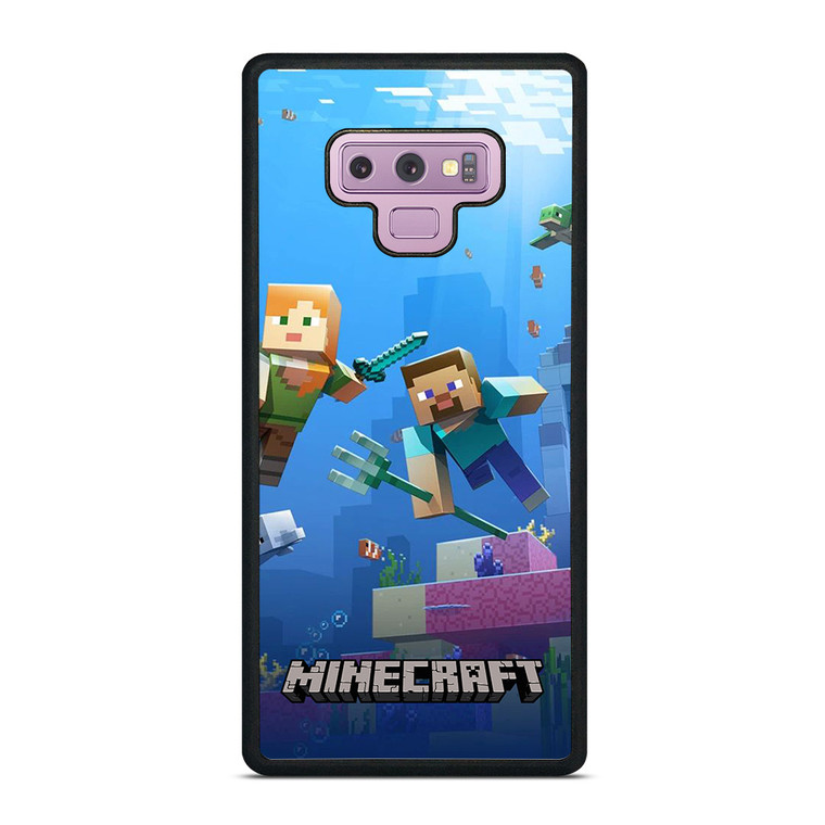 MINECRAFT GAMES UNDER WATER Samsung Galaxy Note 9 Case Cover