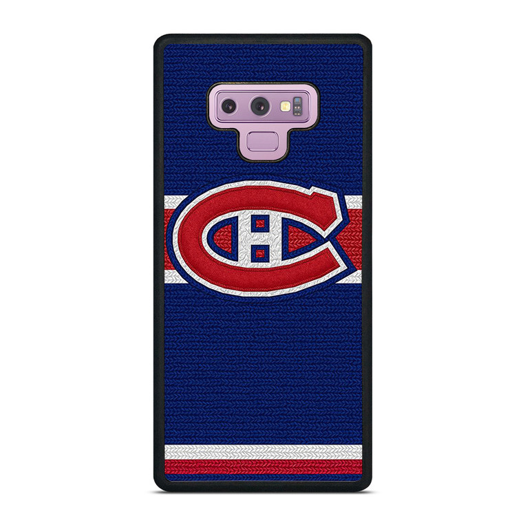 MONTREAL CANADIENS LOGO HOCKEY TEAM EMBORDERY Samsung Galaxy Note 9 Case Cover