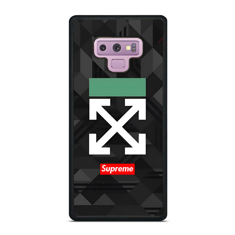 OFF WHITE LOGO SUPREME ICON Samsung Galaxy Note 9 Case Cover