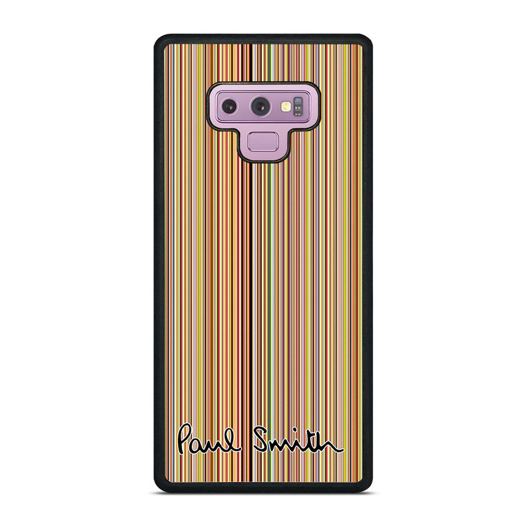 PAUL SMITH LOGO SIGNATURE PATTERN Samsung Galaxy Note 9 Case Cover