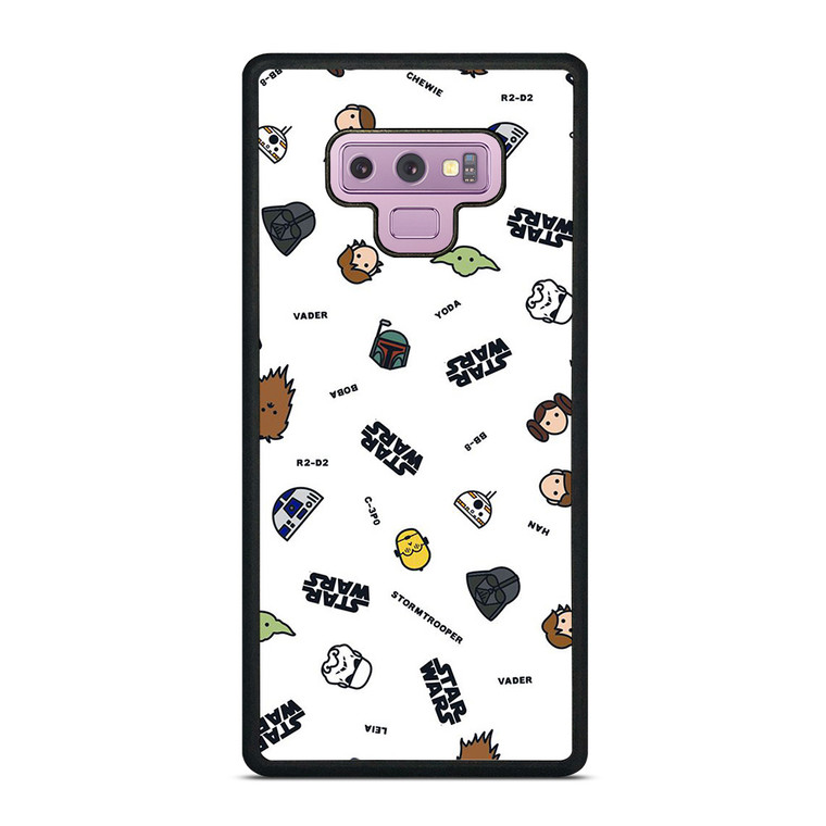 STAR WARS CUTE CARTOON COLLAGE Samsung Galaxy Note 9 Case Cover