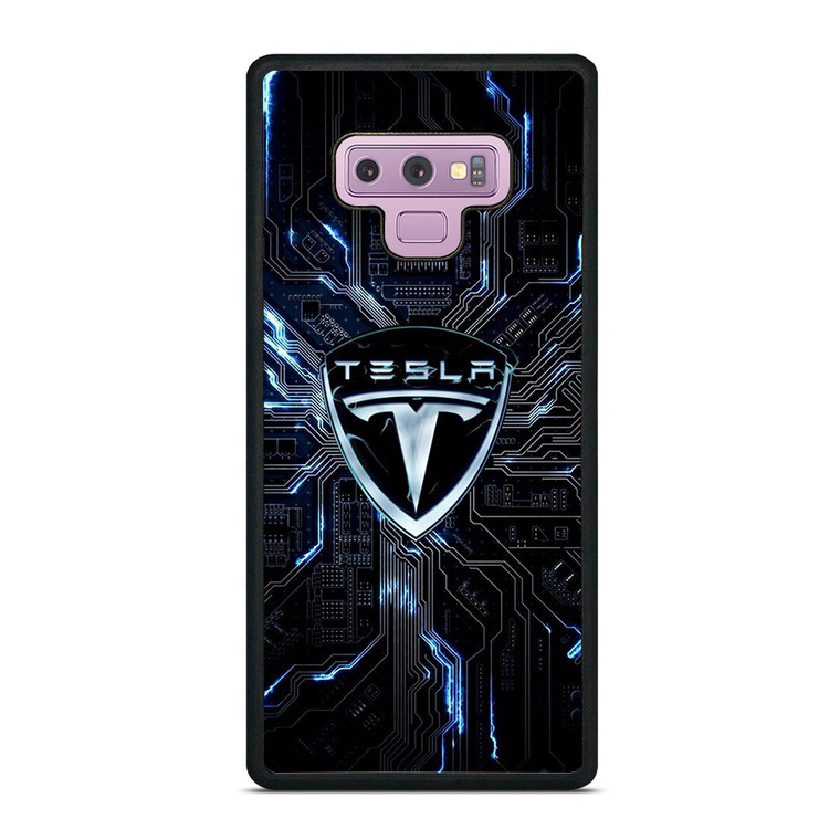 TESLA ELECTRIC CAR LOGO Samsung Galaxy Note 9 Case Cover