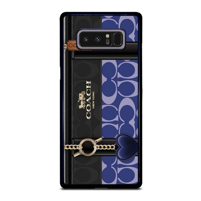 COACH NEW YORK LOGO BLUE BAG Samsung Galaxy Note 8 Case Cover