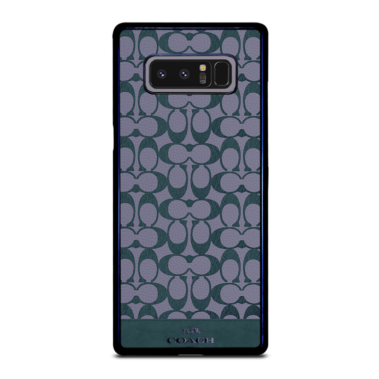 COACH NEW YORK LOGO PATTERN GREEN EMBLEM Samsung Galaxy Note 8 Case Cover