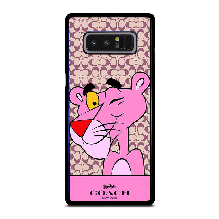 COACH NEW YORK LOGO X PINK PANTHER Samsung Galaxy Note 8 Case Cover