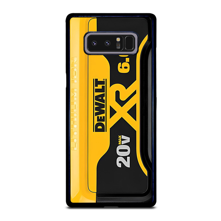 DEWALT TOOL LOGO LITHIUM BATTERY Samsung Galaxy Note 8 Case Cover
