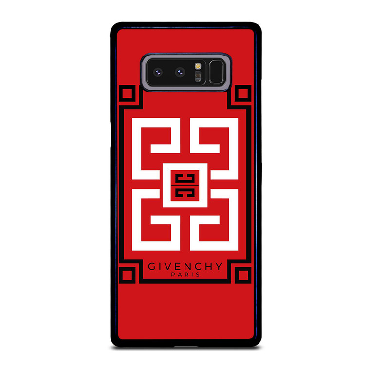 GIVENCHY PARIS ART LOGO RED Samsung Galaxy Note 8 Case Cover