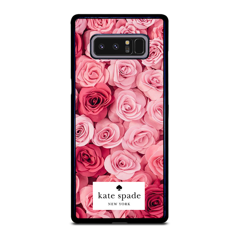 KATE SPADE NEW YORK ROSE PINK RED Samsung Galaxy Note 8 Case Cover KATE SPADE NEW YORK ROSE PINK RED Samsung Galaxy Note 8 Case Cover