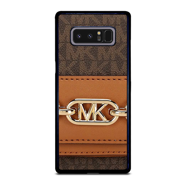 MICHAEL KORS MK LOGO BROWN BAG Samsung Galaxy Note 8 Case Cover