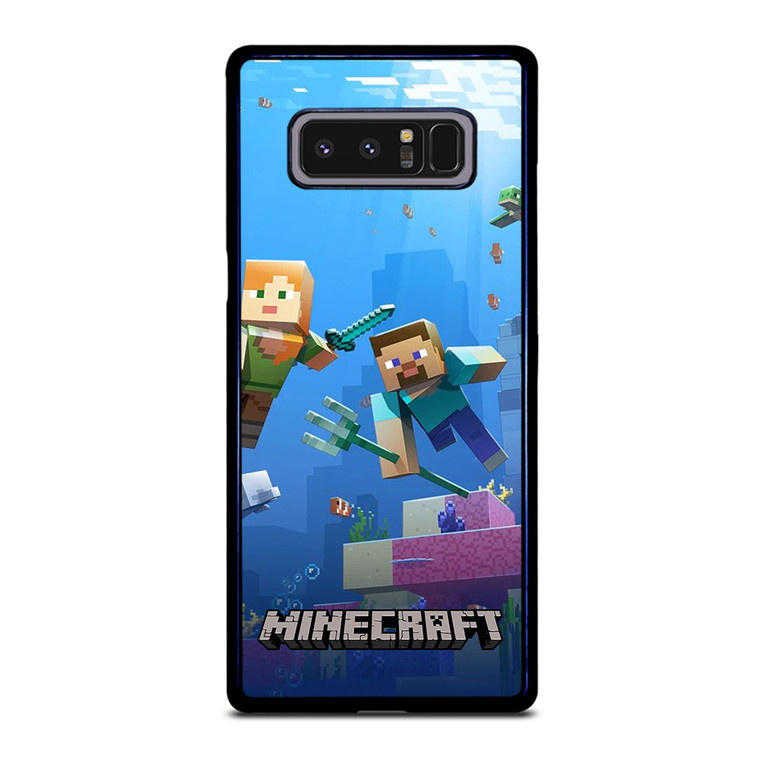 MINECRAFT GAMES UNDER WATER Samsung Galaxy Note 8 Case Cover