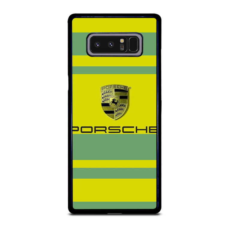 PORSCHE CAR LOGO YELLOW GREEN ICON Samsung Galaxy Note 8 Case Cover