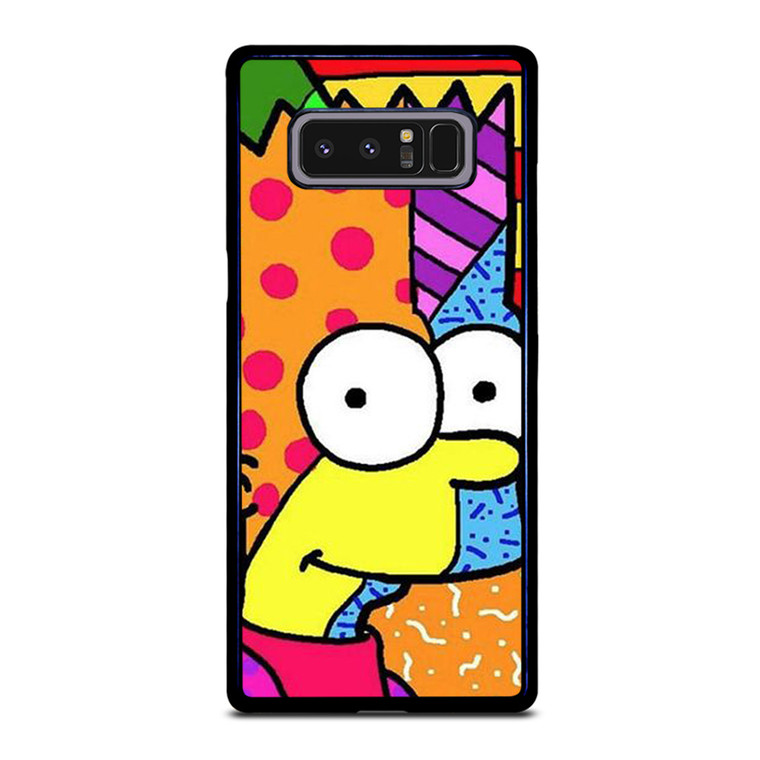 ROMERO BRITTO BART SIMPSONS ART Samsung Galaxy Note 8 Case Cover ROMERO BRITTO BART SIMPSONS ART Samsung Galaxy Note 8 Case Cover