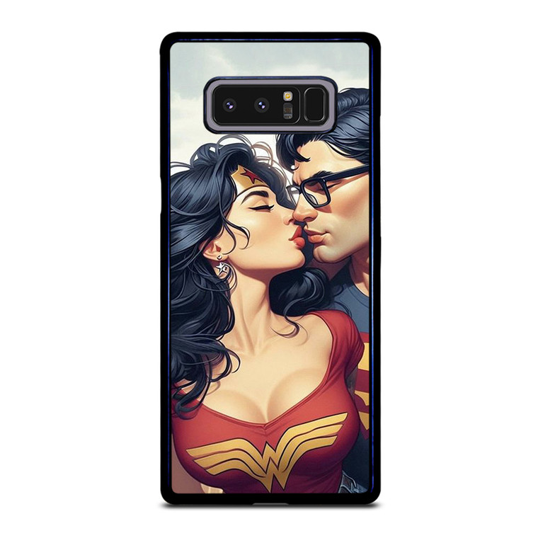 SUPERMAN WONDER WOMAN KISSING Samsung Galaxy Note 8 Case Cover